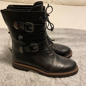 Stuart Weitzman biker boots